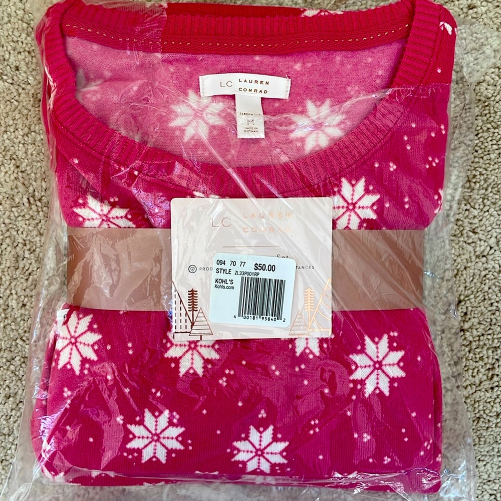 Lauren Conrad two-piece pajama set. NWT